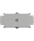 12 Port Junction Box Kit 50600 With Big Easy Access Wiring Box, Silicone Gasket Lid Keeps Moisture And Corrosives Out, Reinforced Mounting With Four Eyelet Holes, 12 Pre-Tapped Holes For Quick And Clean Wire Connections. Grey ABS junction box with clear lid and side mount holes