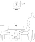 Semi Flush Mount Ceiling Light With Matte Black Finish And 8.66 Inch Clear Hand Blown Glass Shade, size comparison diagram.