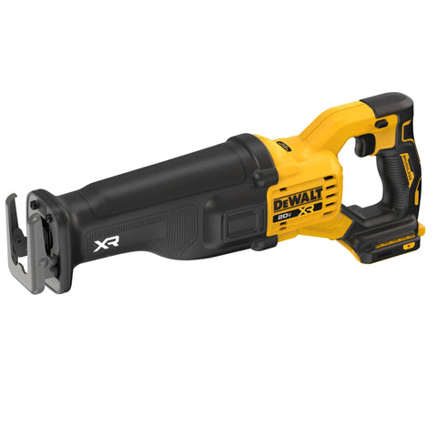Fast Cutting 20V Max XR Brushless Cordless Reciprocating Saw Tool Only With 1-1/8 Inch Stroke in yellow and black design