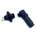 Beefy 400A Battery Power Connector Rock Solid High Current Plug Socket IP67 Waterproof Right Angle Quick Disconnect Terminal components.
