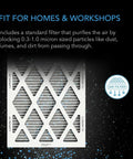 4 Inch Inline Filter Box With High Efficiency Filter for Whole House HVAC Filtration Kit that blocks dust and odors.