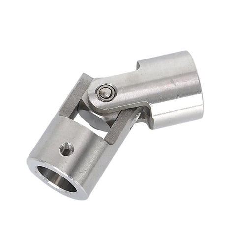 Premium Grade Rock Solid 304 Stainless Steel Universal Joint Coupler 6 To 22 Mm showing metal design and coupling mechanism.