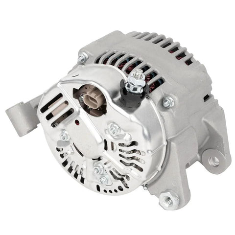 BeefedUp High Output 136Amp Alternator Replacement For Dodge Dakota 3.7L 4.7L 2004 2006 And Jeep Grand Cherokee 4.7L 2001 2003 Liberty 3.7L 2003 2006 Mitsubishi Raider 3.7L 2006 CW 6 Groove 13873 side view