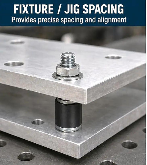Kill The Vibration Heavy Duty Rubber Spacer Bushings For Machinery Panels Rock Solid Shock Absorbing Standoffs on fixture.