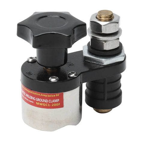 Super Snazzy Fabater Magnetic Welding Ground Clamp Switch With On Off Function, 200 300 600 Amp Adjustable Magnet Connector with silicone insulation.
