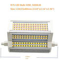 R7S 50W LED Bulb Dimmable 3000K Warm White J Type Double Ended 118mm 4.64 Inch Long Replacement for Halogen Flood Lights