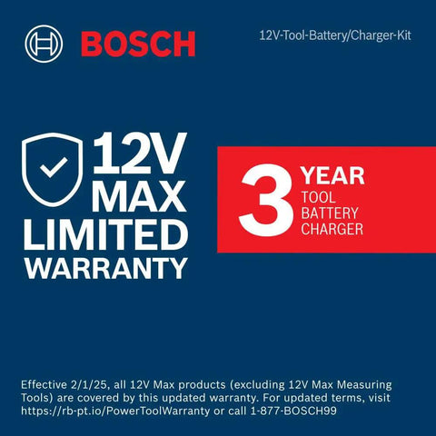 Warranty details for 12V Max Drill Driver Kit With Two Batteries And Charger, Three-Eighths Inch Chuck, Variable Speed, Ultra Lightweight 1.8 Pounds, Short Head For Tight Spaces, All Day Comfort And Pro Level Power In A Compact Package.