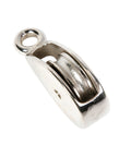 1 1/2 Inch Die Cast Zinc Single Sheave Rigid Eye Pulley For Rope And Cable Guide Maximum Rope Size 3/8 Inch Non Load Rated Beefy Duty Grade