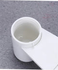 Five Piece Automatic Bird Water Dispenser Set With Dual Drinking Ports Hassle Free Install Drip Proof Auto Refill Cups For Parrots And Pigeons Super Convenient No Mess Design For Home Or Pet Shop Use Random Colors - close-up of one cup's opening.