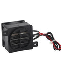 Top Shelf 220 Volt 300 Watt Electric Ceramic Ptc Air Heater With Built In Fan And Smart Thermostatic Control showing fan unit and wiring.