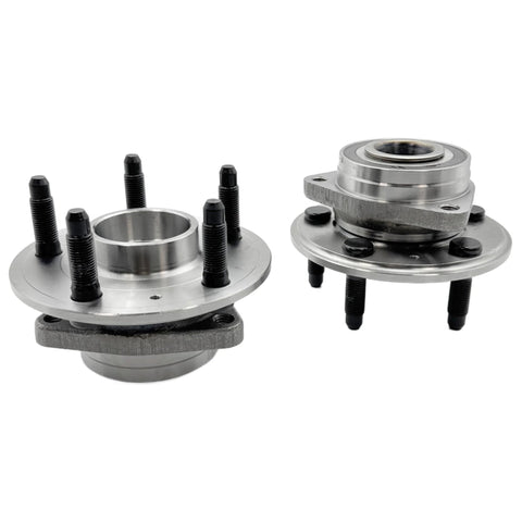 Cadillac Wheel Bearing And Hub Assembly 2Pcs Set For 2008 2019 CTS XTS Camaro And Impala Front And Rear Replacement Wheel Hub Bearings Durable Alloy Construction, side view