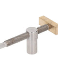 19mm Woodworking Desktop Clip Clamp, Fast Fixed Workbench Vise with brass stop, stainless steel alloy