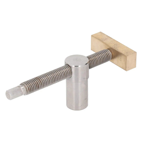 19mm Woodworking Desktop Clip Clamp, Fast Fixed Workbench Vise with brass stop, stainless steel alloy