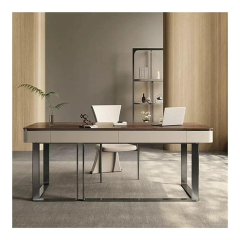 Next Level Standing Desk With Legit Storage Drawers And Rock Solid Steel Frame Perfect For Building A Badass Home Office Or Sick Gaming Station Featuring Smooth Height Adjustment And Monitor Riser Stand in modern workspace.