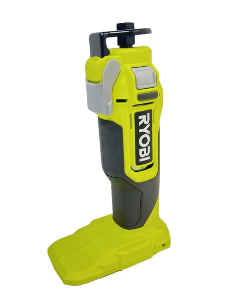 Heavy Duty 18V Cordless Oscillating Multi Tool Kit With Badass 28000 Rpm Motor, LED light, ergonomic handle, yellow and black design.