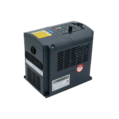 Beefed Up VFD Inverter For Motor Speed Control 0-600Hz 3P 220V 0.75KW 1.5KW 2.2KW YL620 A With Smart Chip And Efficient Cooling For Smooth Start Stop And Reliable DC Blocking black VFD inverter with cooling vents