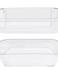 Refrigerator Door Bin Shelf Upper Slot Replacement Part for Most Modern Side By Side and French Door Refrigerators, White