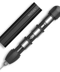 9 in 1 Precision Screwdriver Set for Knives and Gear Maintenance, Pocket EDC Tool with magnetic bits, cap off view