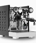 Appartamento TCA Espresso Machine Black On Black For Home Coffee Setup with stainless steel finish and advanced controls