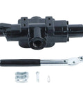Front view of 3 Position 4 Way Heavy Duty Pro Grade Hydraulic Directional Control Valve C908 0C000908 with components.