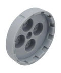Durable Pasta Maker Shaping Disc For Spaghetti And Noodles Attachment Replacement, gray disc with shaping holes for noodles