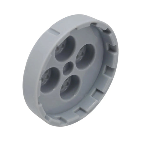 Durable Pasta Maker Shaping Disc For Spaghetti And Noodles Attachment Replacement, gray disc with shaping holes for noodles