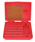 Heavy Duty Steel Pin Gauge Set Minus Gage M0 50-Piece With Plastic Case 0.011 To 0.060 Inches Bearing Steel 60-62 RC Hardness
