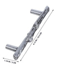 Rustic Branch Cabinet Handle Set Zinc Alloy Twig Pulls For Drawers And Closet Doors, dark grey twig handle 4.13 in