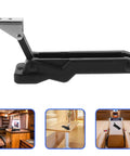 Rubber Draw Latch With Hook Style Design, Marine Grade Locking Latch for Storage Racks and Cargo Boxes, RV Cabinets, Black
