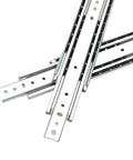 Heavy Duty Full Extension Drawer Slides For Cabinets And Tool Chests, Industrial Thickened Rail System, 12 Inch 300mm, metal finish