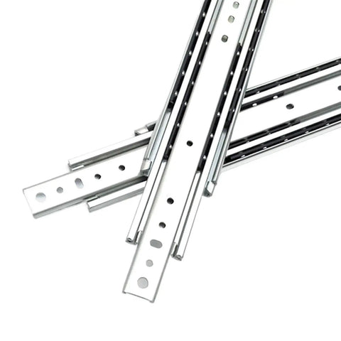 Heavy Duty Full Extension Drawer Slides For Cabinets And Tool Chests, Industrial Thickened Rail System, 12 Inch 300mm, metal finish
