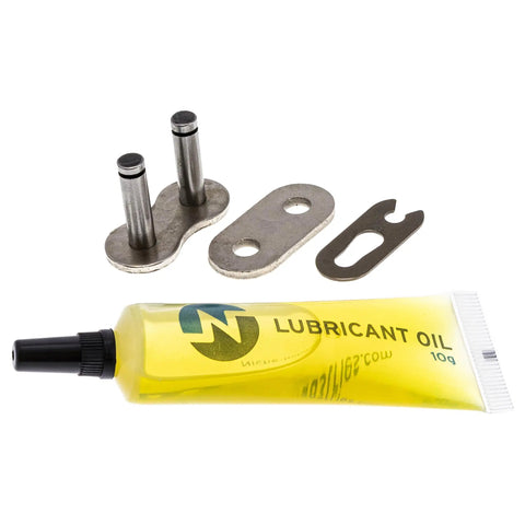 Lubricant oil tube with metal links from Beefed Up Drive Sprocket Chain Combo For Kawasaki KX65 Front 13 Tooth Rear 46 Tooth 420 Chain