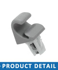 Must Have Replacement Sun Visor Hook Clip 74348 33040 For Toyota Camry 2007 2017 gray plastic clip detail