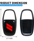 Gear Shift Knob Head Cover for Dodge Charger Challenger Durango ABS Interior Shell Insert Decoration Protector with Red Trim