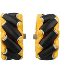 Level Up Your DIY Robotic Setup With This 2 Piece Mecanum Wheel Set For Intelligent Vehicles Delivering Quiet, Stable Grip On Any Surface And True Omnidirectional Movement For Smooth Flexible Navigation.