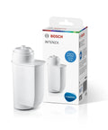 Bosch Intenza Mavea water filter cartridges set of 2 in white plastic housings with packaging