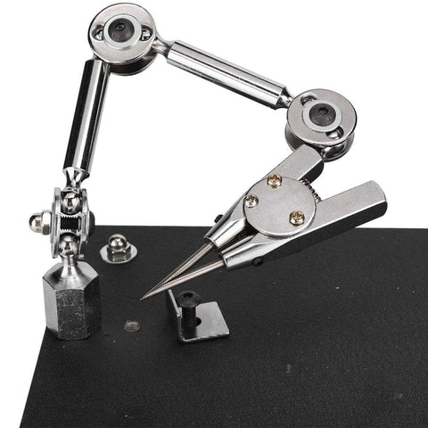 Adjustable Third Hand Welding Clip Sturdy Alloy Steel Soldering Fixture Clamp For Jewelry Making Maintenance And Microelectronics