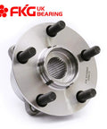 Front view of Front Wheel Bearing Hub Assembly For 2004 Through 2009 Toyota Prius, 5 Lugs, Front Position Replacement