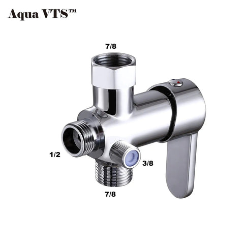 Top Notch Premium Stainless Steel Bidet Sprayer Kit With Hot And Cold Mixing Valve Brass 4 Way Temperature Control