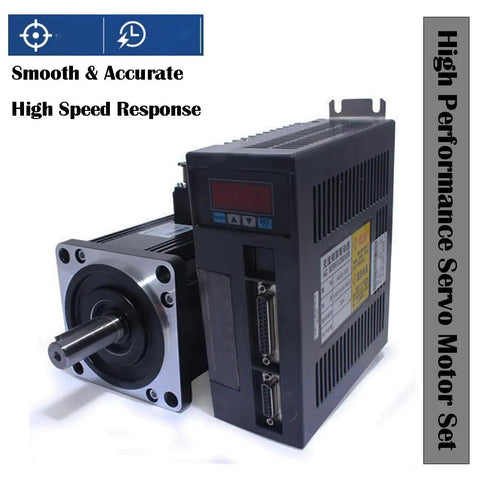AC Servo Motor And Driver Set 15N.M 3.8KW CNC Control System Kit High Torque For CNC Router Engraving And Milling Machine 220V