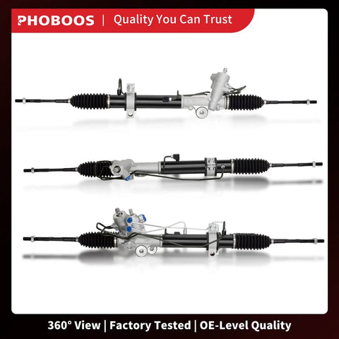 Hydraulic Power Steering Rack And Pinion Assembly For Nissan Murano 2005 2007 V6 3.5L Direct Fit Bolt In New Unit Leak Resistant Easy Install