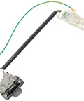 Washer Lid Switch Replacement WP3355806 Durable 3355806 Door Switch, top view of switch with wiring detail