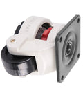 Heavy Duty Retractable Leveling Casters With Durable Nylon Wheels And Beefy Aluminum Hubs Handle Up To 551 Lbs front view showing nylon wheels.