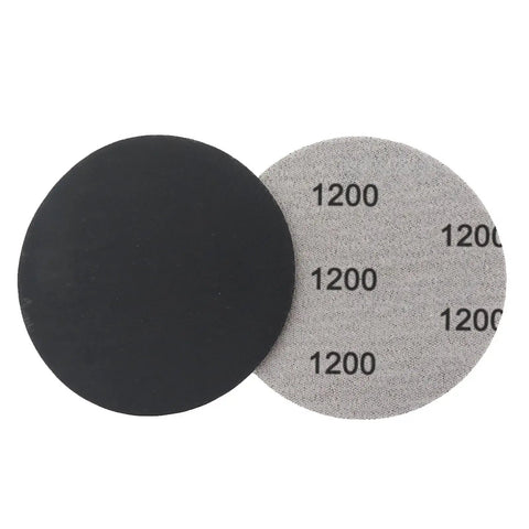 Solid 30 Pack Of Carbon Silicone Sanding Discs For Wet Or Dry Auto Metal Wood Polishing Multipurpose Tool With Reinforced Tear Resistance and Thick Design - 1200 grit discs shown.