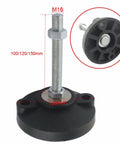 Two Pieces M16 Adjustable Leveling Feet For Heavy Duty Desks And Tables Conference Rooms Workbenches And Shelves Easy Height Adjustment Stable Anti Slip Furniture Feet That Protect Floors From Scratches For Home Office Setups, M16, 100mm base