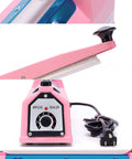 Heavy Duty 8 Inch Impulse Bag Sealer With 2 Mm Seal Width Pro Grade Heat Sealing Machine Includes Extra Replacements And Fuse Pink Finish Great For Food Packaging At Home Or Small Biz