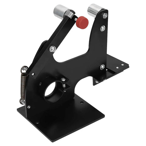 Heavy Duty Angle Grinder Belt Sander Adapter With M14 Spindle and Quick Swap for stable sanding with durable black metal build.