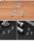 Heavy Duty Drywall Butterfly Anchors And Screws Kit Of 50 Sets For Hollow Walls And Home Decor Projects Plastic And Steel Quick Setup