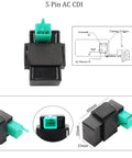 5 Pin AC CDI Box for ATVs Go Karts Dirt Bikes fits 50cc to 125cc 4 Stroke Engines, easy plug-and-play, replaces spark timing controller