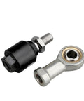 Floating Ball Joint End With Female Piston Rod And Ball Head Universal Pneumatic Cylinder Mounting Knuckle Bearing M18 By 1.5 Floating Male Thread Built To Last Heavy Duty Mechanical Linkage For Projects, M18x1.5 steel